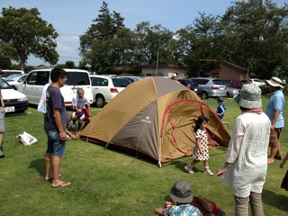 親子で楽しむキャンプ講習会
